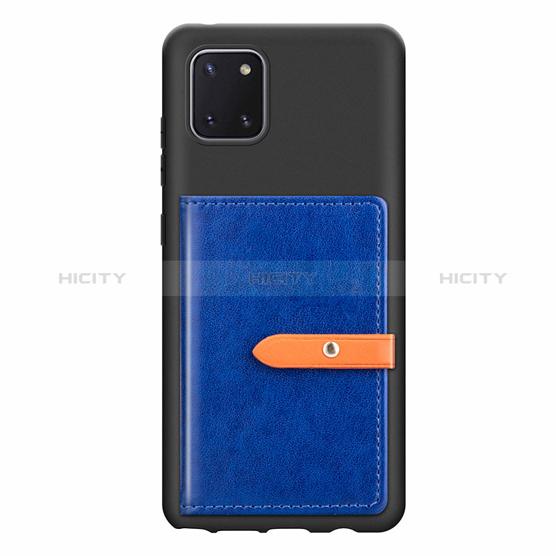 Funda Silicona Carcasa Ultrafina Goma con Magnetico S10D para Samsung Galaxy A81