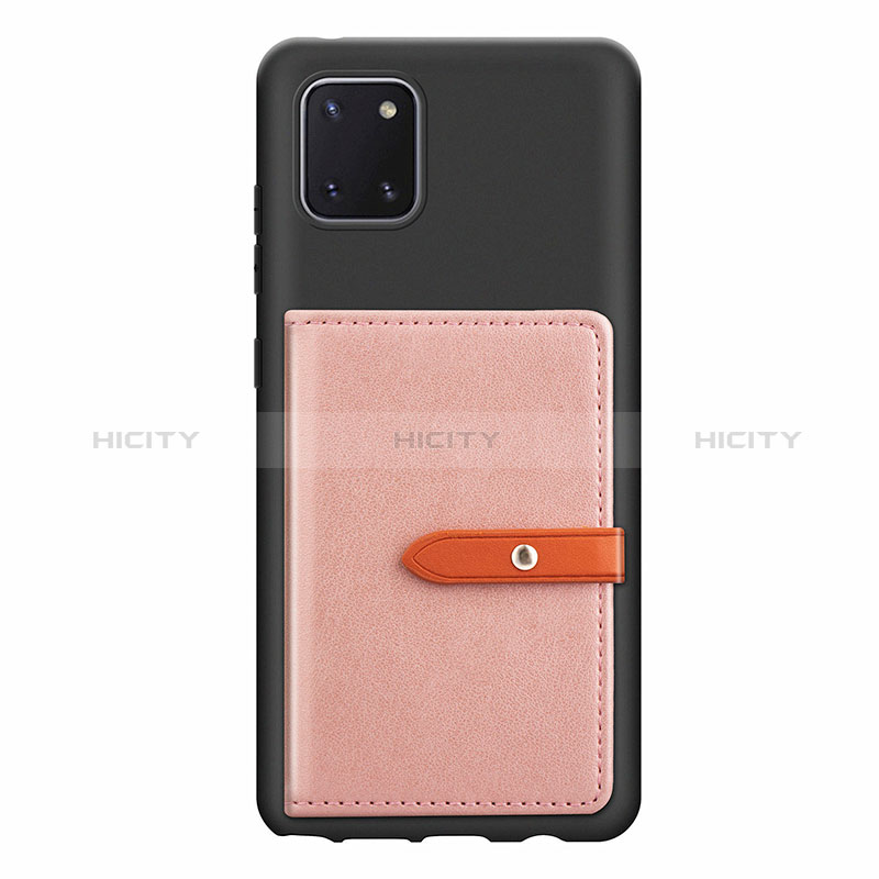 Funda Silicona Carcasa Ultrafina Goma con Magnetico S10D para Samsung Galaxy M60s Rosa