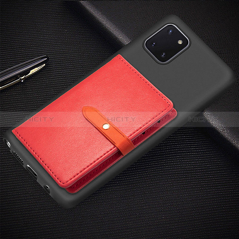 Funda Silicona Carcasa Ultrafina Goma con Magnetico S10D para Samsung Galaxy Note 10 Lite
