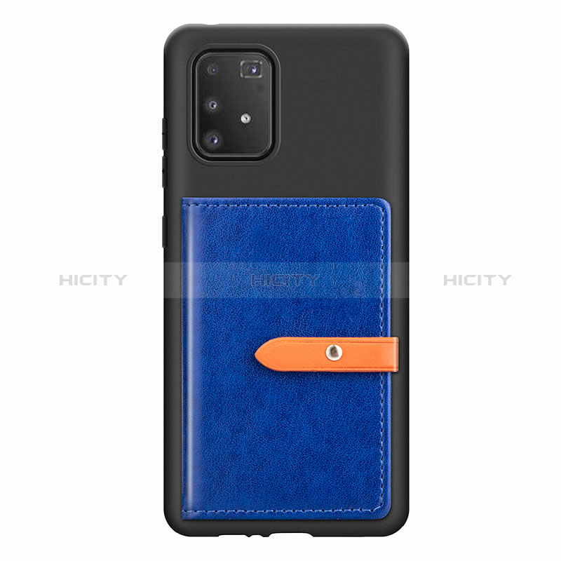 Funda Silicona Carcasa Ultrafina Goma con Magnetico S10D para Samsung Galaxy S10 Lite Azul