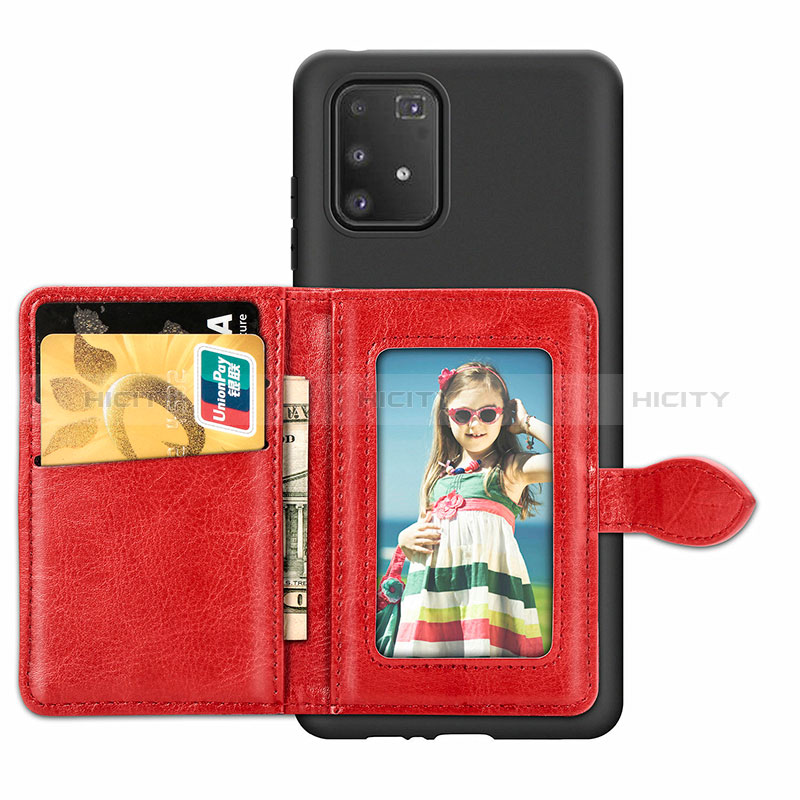 Funda Silicona Carcasa Ultrafina Goma con Magnetico S11D para Samsung Galaxy A91