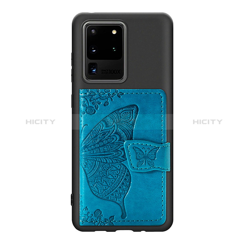 Funda Silicona Carcasa Ultrafina Goma con Magnetico S11D para Samsung Galaxy S20 Ultra
