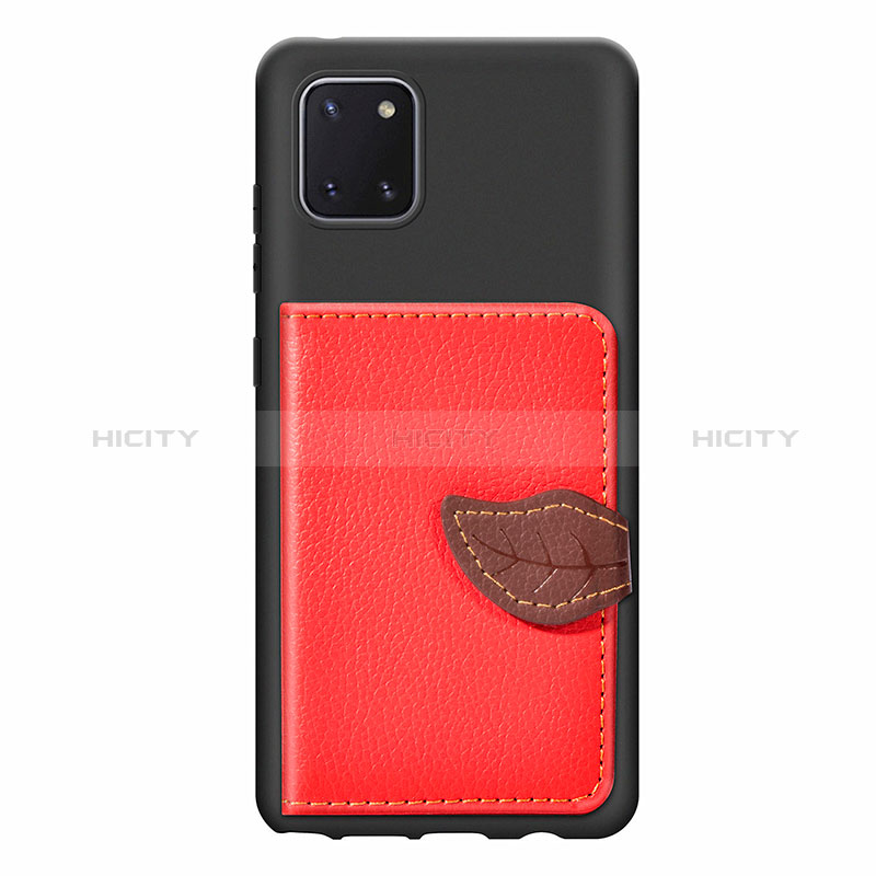 Funda Silicona Carcasa Ultrafina Goma con Magnetico S15D para Samsung Galaxy A81