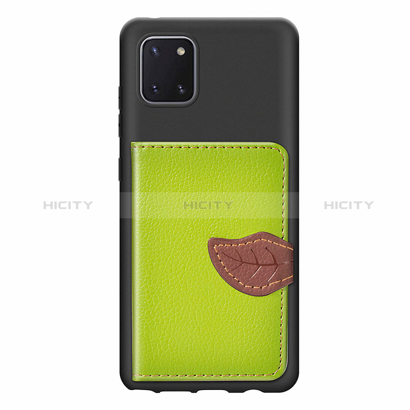 Funda Silicona Carcasa Ultrafina Goma con Magnetico S15D para Samsung Galaxy A81