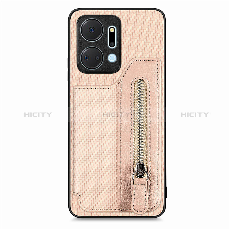 Funda Silicona Carcasa Ultrafina Goma con Magnetico S6D para Huawei Honor X7a