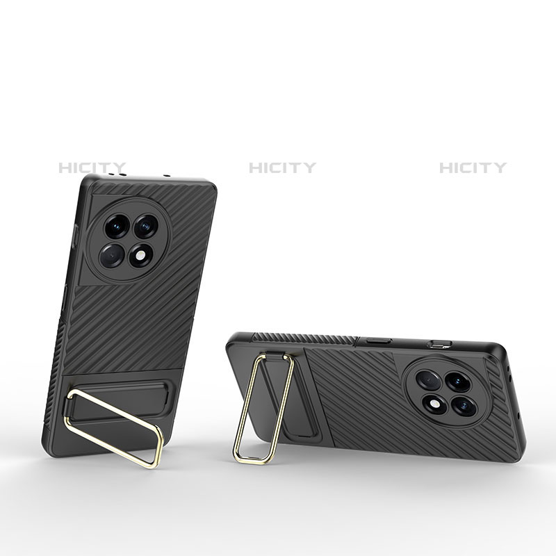 Funda Silicona Carcasa Ultrafina Goma con Soporte KC1 para OnePlus Ace 2 Pro 5G