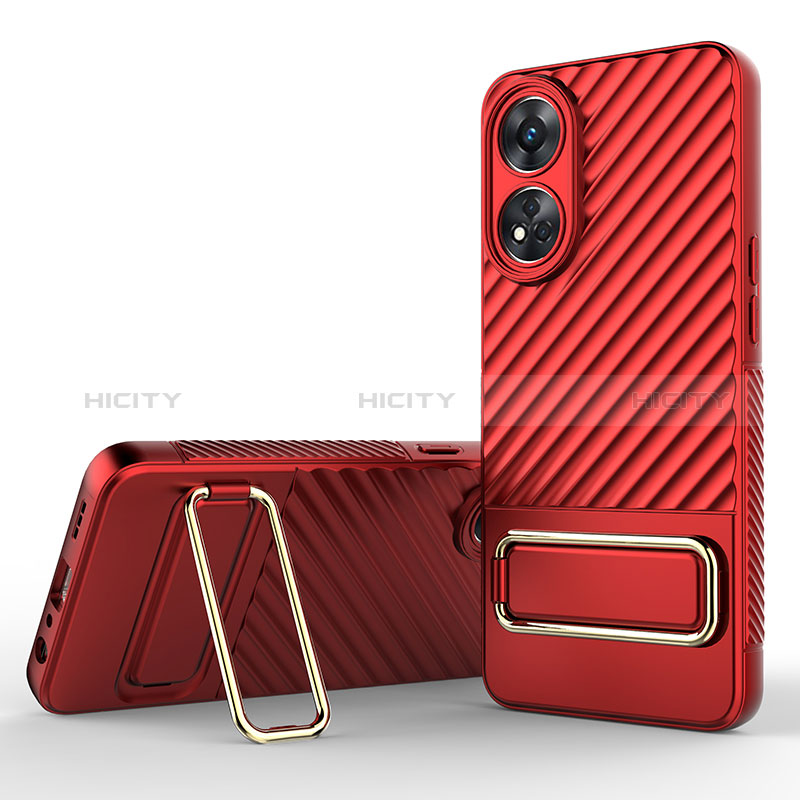 Funda Silicona Carcasa Ultrafina Goma con Soporte KC1 para Oppo Reno8 T 4G