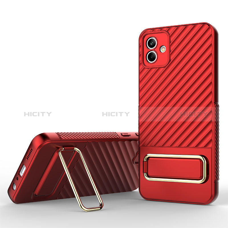 Funda Silicona Carcasa Ultrafina Goma con Soporte KC1 para Samsung Galaxy A04 4G