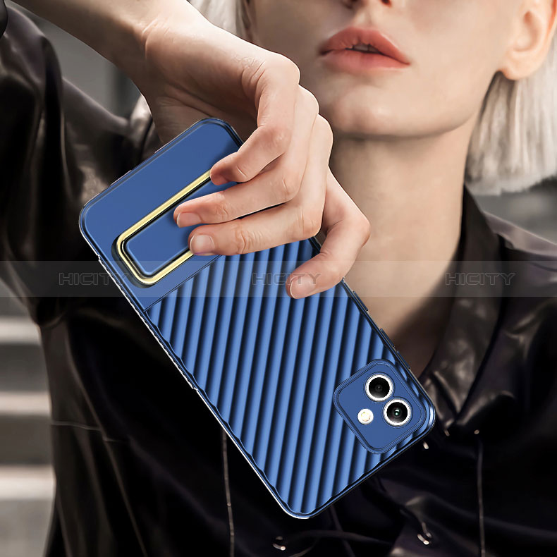 Funda Silicona Carcasa Ultrafina Goma con Soporte KC1 para Samsung Galaxy A04 4G