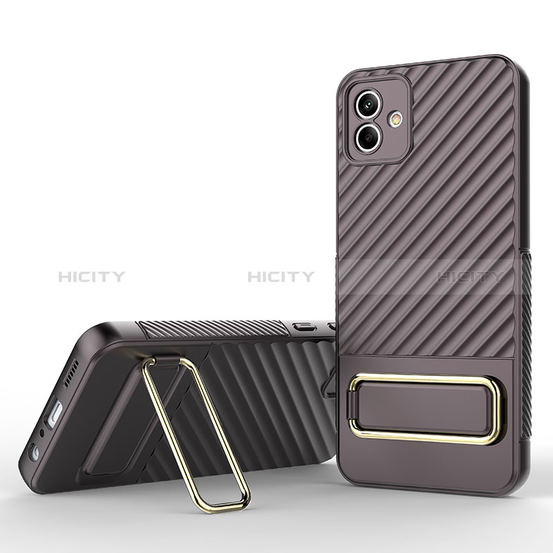 Funda Silicona Carcasa Ultrafina Goma con Soporte KC1 para Samsung Galaxy F04