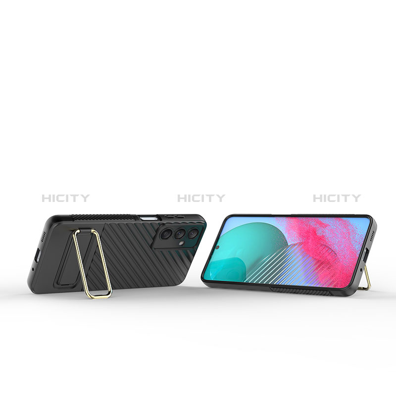 Funda Silicona Carcasa Ultrafina Goma con Soporte KC1 para Samsung Galaxy M54 5G