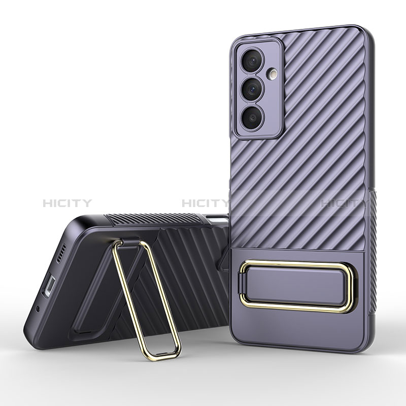 Funda Silicona Carcasa Ultrafina Goma con Soporte KC1 para Samsung Galaxy M54 5G