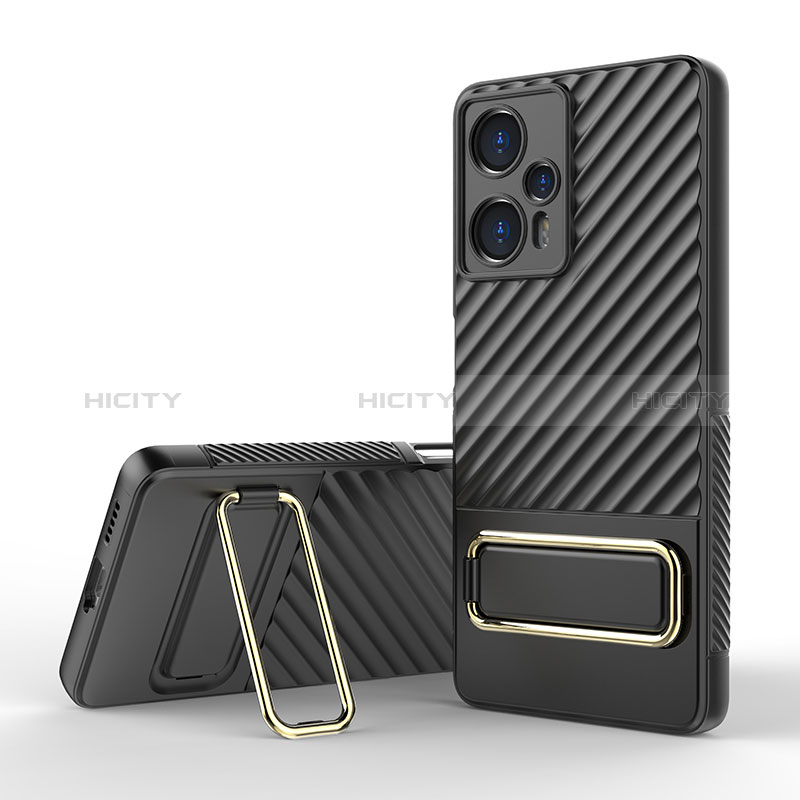 Funda Silicona Carcasa Ultrafina Goma con Soporte KC1 para Xiaomi Poco F5 5G