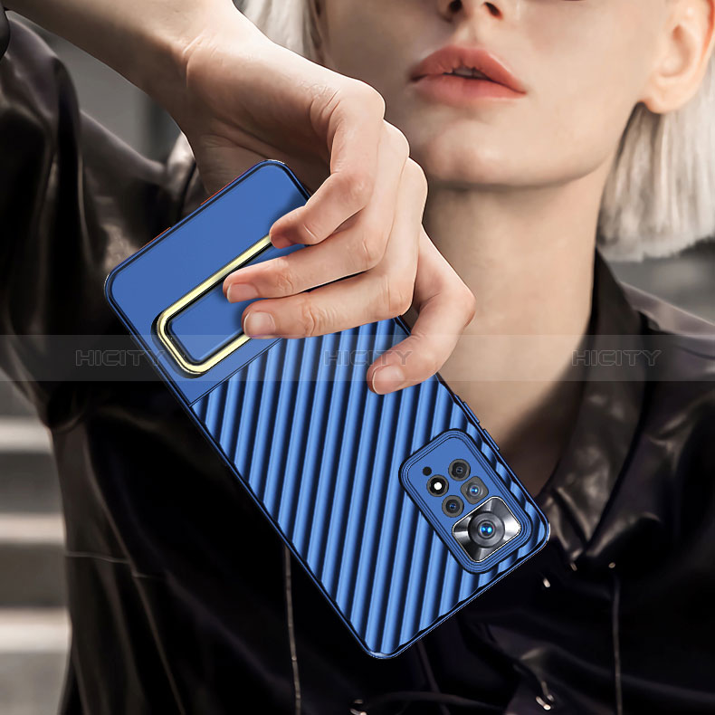 Funda Silicona Carcasa Ultrafina Goma con Soporte KC1 para Xiaomi Redmi Note 11 4G (2022)