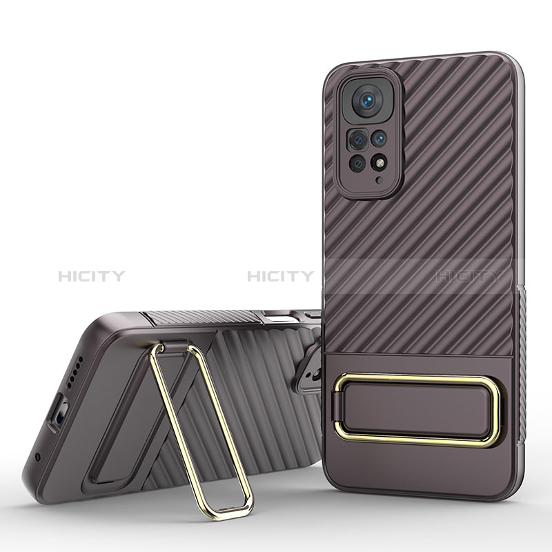 Funda Silicona Carcasa Ultrafina Goma con Soporte KC1 para Xiaomi Redmi Note 11 4G (2022)