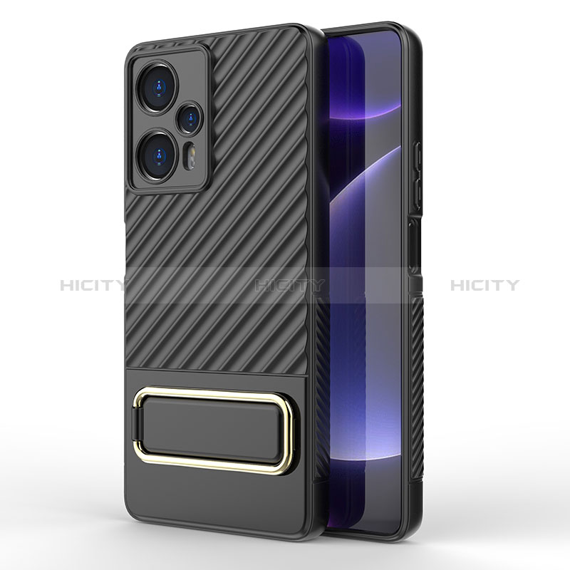 Funda Silicona Carcasa Ultrafina Goma con Soporte KC1 para Xiaomi Redmi Note 12 Turbo 5G