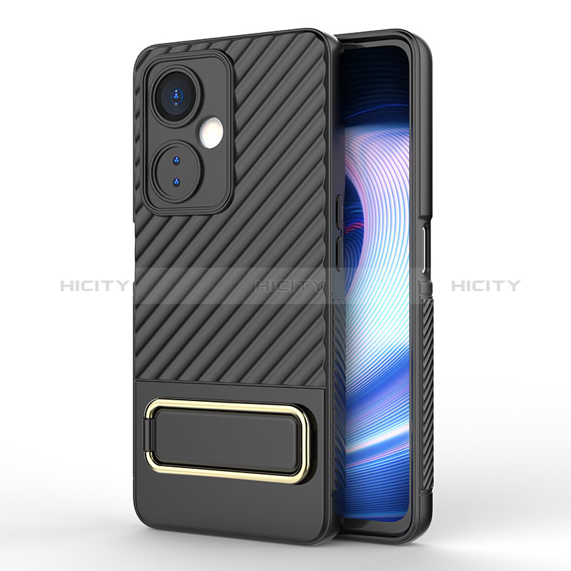 Funda Silicona Carcasa Ultrafina Goma con Soporte KC2 para OnePlus Nord CE 3 Lite 5G