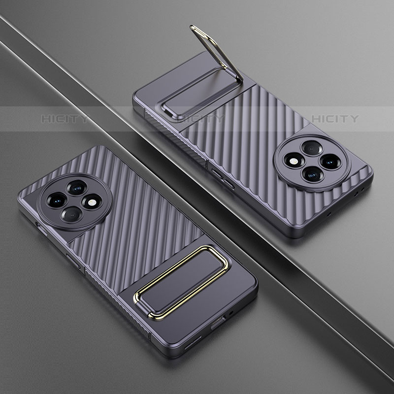 Funda Silicona Carcasa Ultrafina Goma con Soporte KC3 para OnePlus Ace 2 Pro 5G