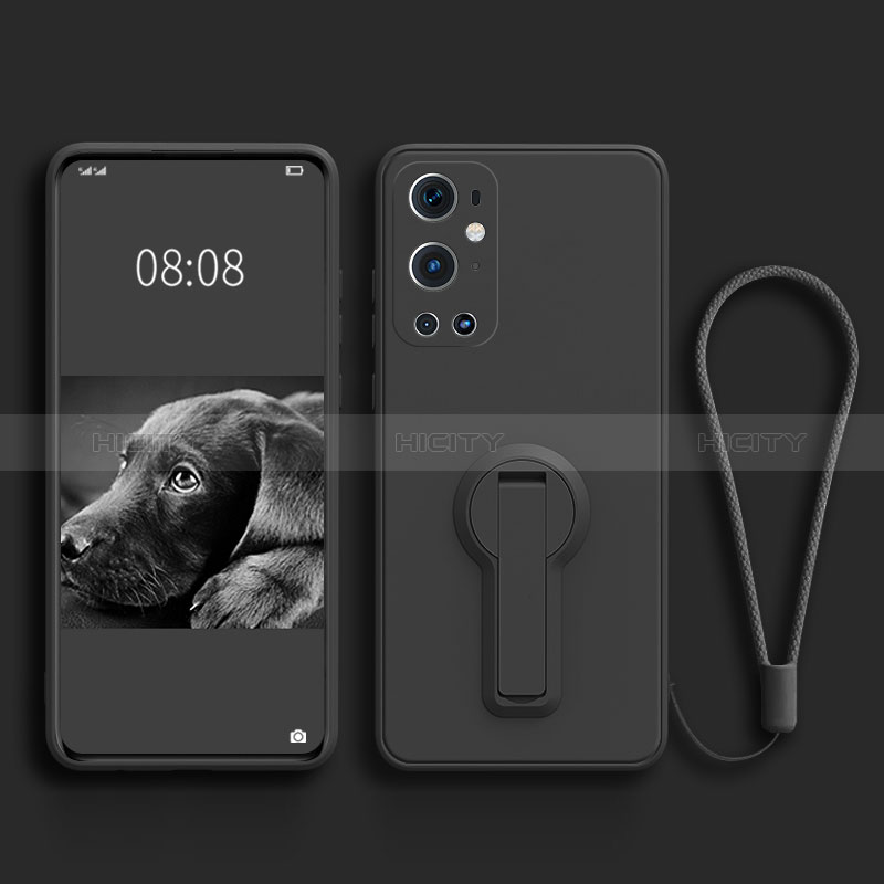 Funda Silicona Carcasa Ultrafina Goma con Soporte para OnePlus 9 Pro 5G