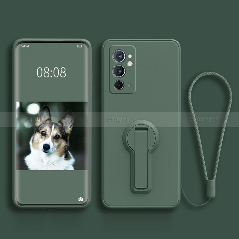 Funda Silicona Carcasa Ultrafina Goma con Soporte para OnePlus 9RT 5G