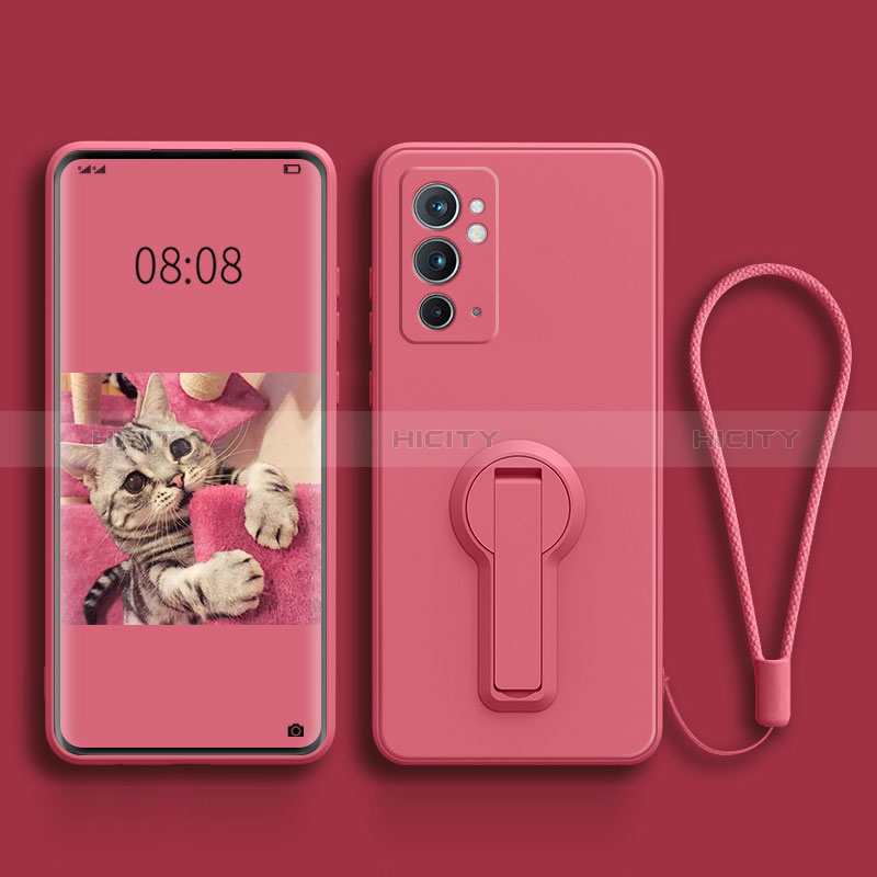 Funda Silicona Carcasa Ultrafina Goma con Soporte para OnePlus 9RT 5G