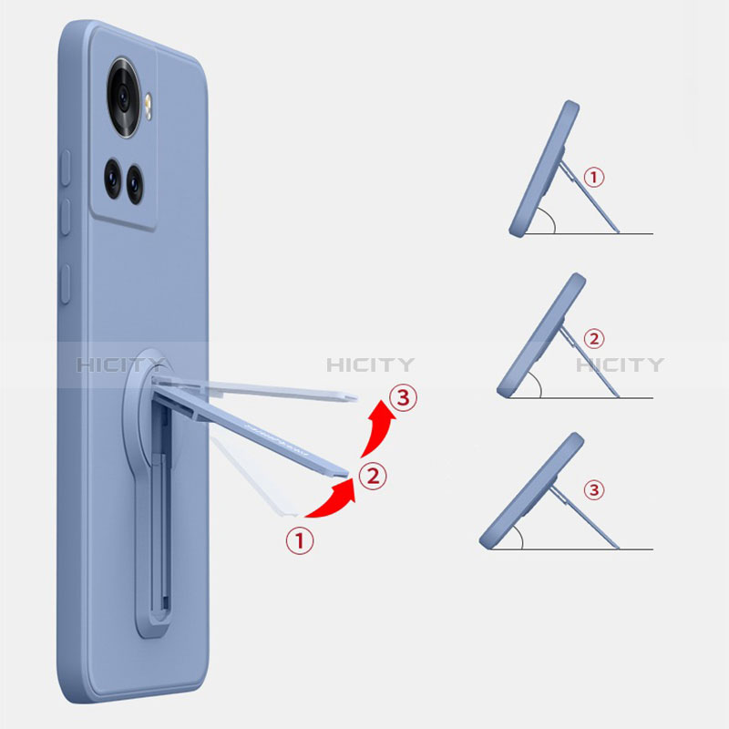 Funda Silicona Carcasa Ultrafina Goma con Soporte para OnePlus Ace 5G