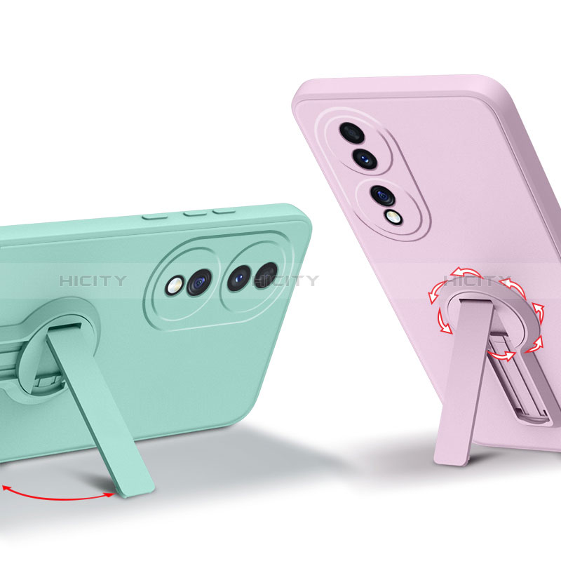 Funda Silicona Carcasa Ultrafina Goma con Soporte para Oppo A1 5G