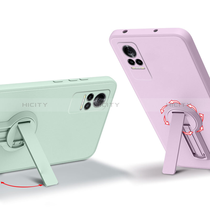 Funda Silicona Carcasa Ultrafina Goma con Soporte para Xiaomi Civi 5G