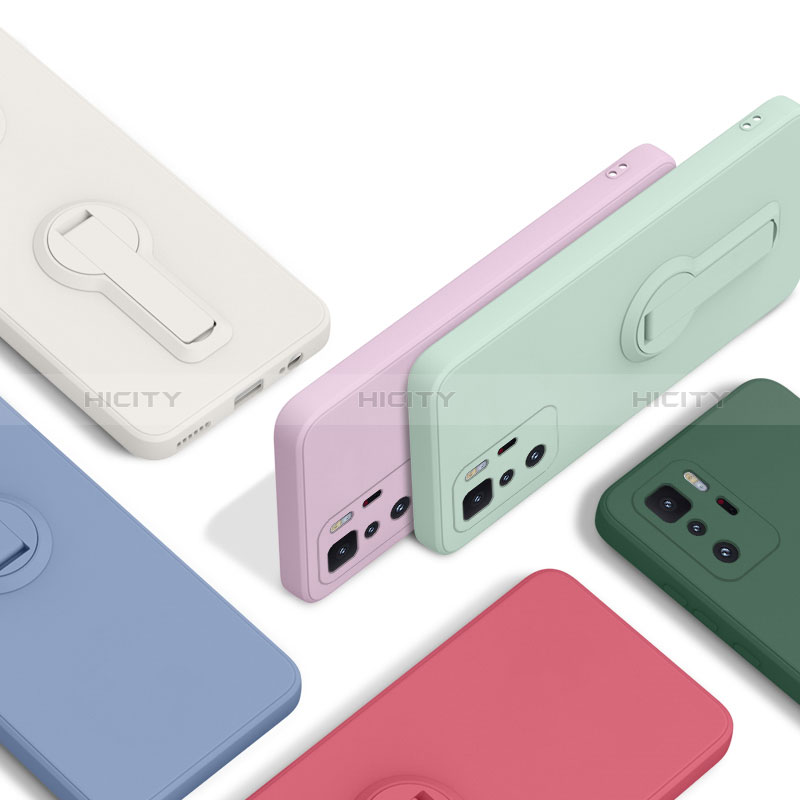 Funda Silicona Carcasa Ultrafina Goma con Soporte para Xiaomi Poco X3 GT 5G