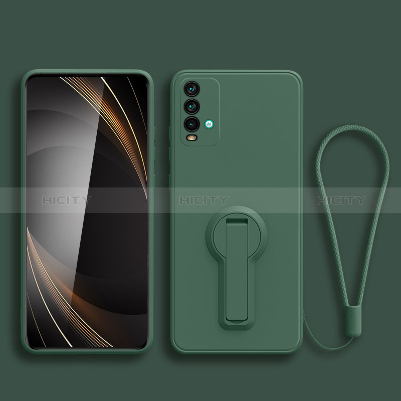 Funda Silicona Carcasa Ultrafina Goma con Soporte para Xiaomi Redmi 9 Power