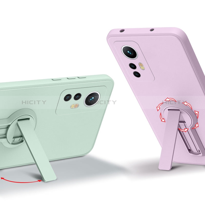 Funda Silicona Carcasa Ultrafina Goma con Soporte para Xiaomi Redmi K50 Ultra 5G