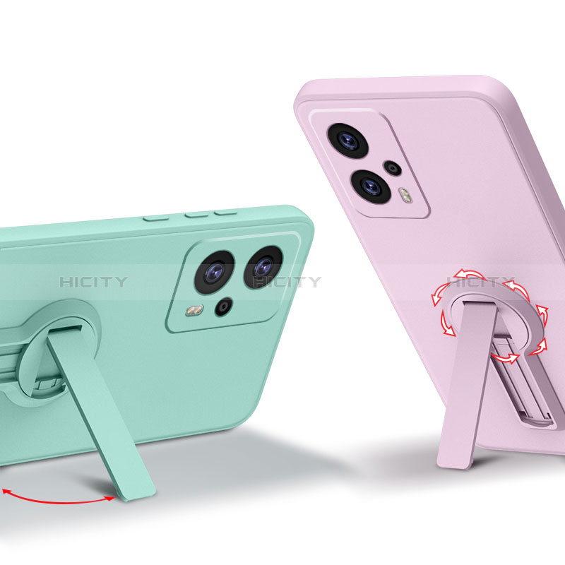 Funda Silicona Carcasa Ultrafina Goma con Soporte para Xiaomi Redmi K50i 5G