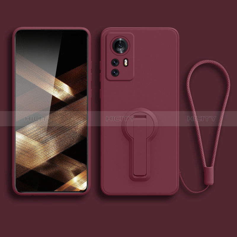 Funda Silicona Carcasa Ultrafina Goma con Soporte para Xiaomi Redmi Note 12S