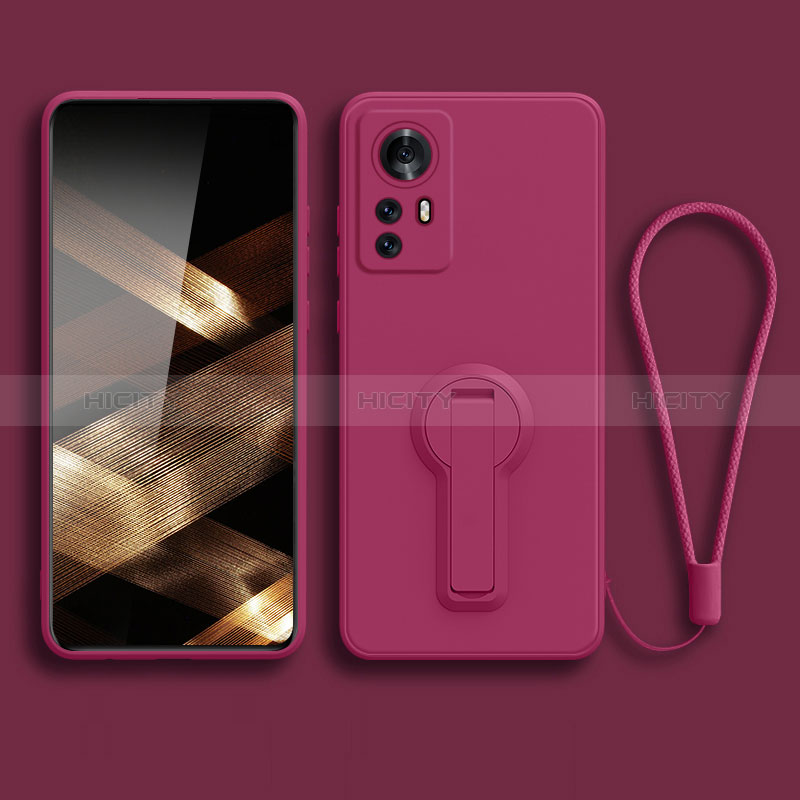 Funda Silicona Carcasa Ultrafina Goma con Soporte para Xiaomi Redmi Note 12S