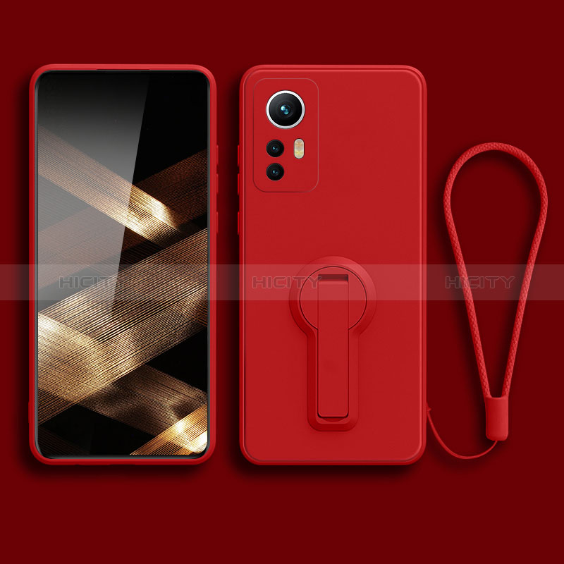 Funda Silicona Carcasa Ultrafina Goma con Soporte para Xiaomi Redmi Note 12S