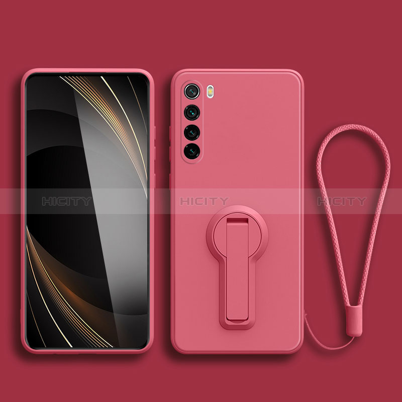 Funda Silicona Carcasa Ultrafina Goma con Soporte para Xiaomi Redmi Note 8 (2021)