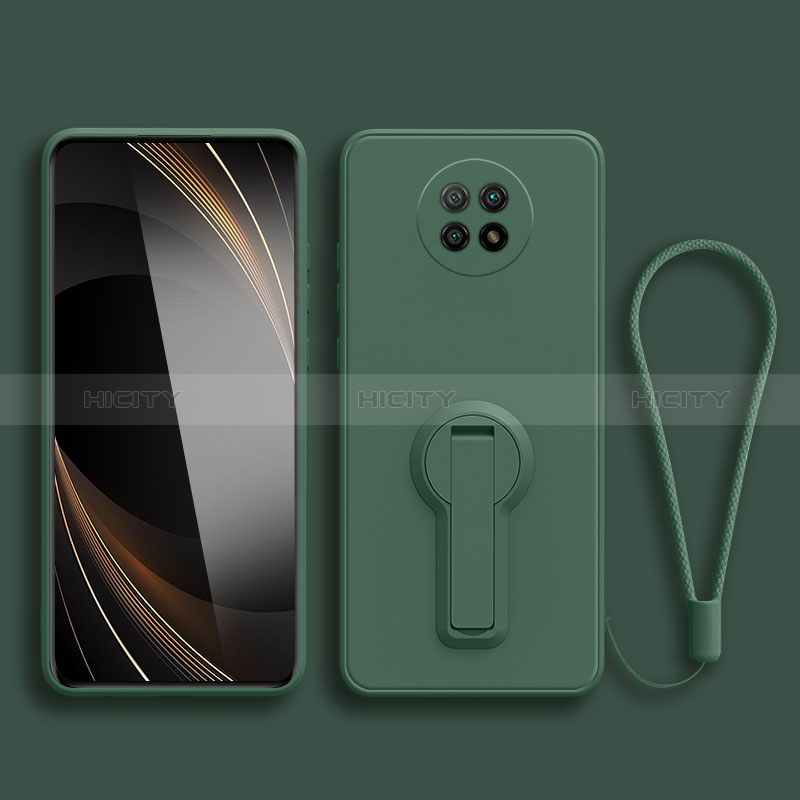 Funda Silicona Carcasa Ultrafina Goma con Soporte para Xiaomi Redmi Note 9 5G