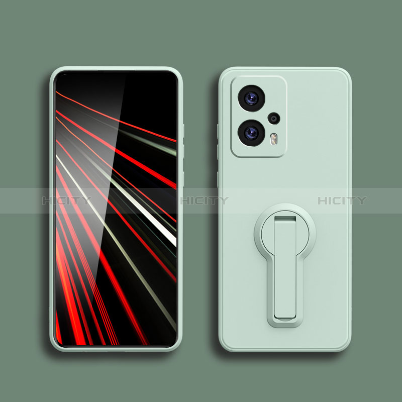 Funda Silicona Carcasa Ultrafina Goma con Soporte S01 para Xiaomi Redmi Note 11T Pro+ Plus 5G