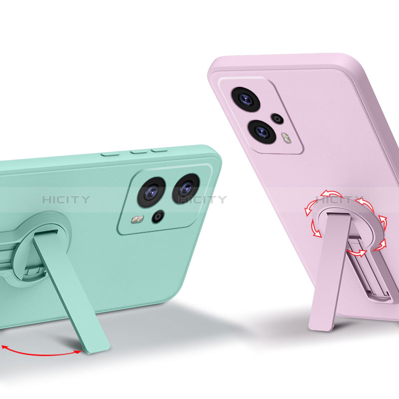 Funda Silicona Carcasa Ultrafina Goma con Soporte S01 para Xiaomi Redmi Note 12T Pro 5G