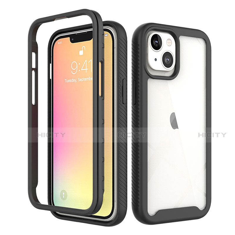 Funda Silicona Carcasa Ultrafina Goma Frontal y Trasera 360 Grados para Apple iPhone 13 Mini