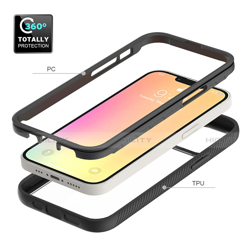 Funda Silicona Carcasa Ultrafina Goma Frontal y Trasera 360 Grados para Apple iPhone 14 Plus