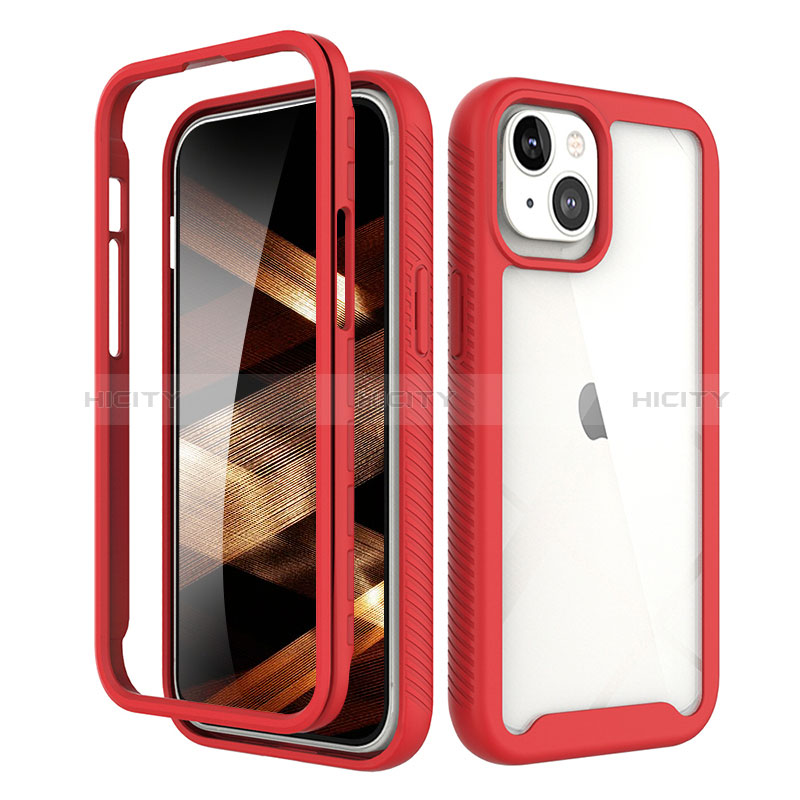 Funda Silicona Carcasa Ultrafina Goma Frontal y Trasera 360 Grados para Apple iPhone 15 Plus