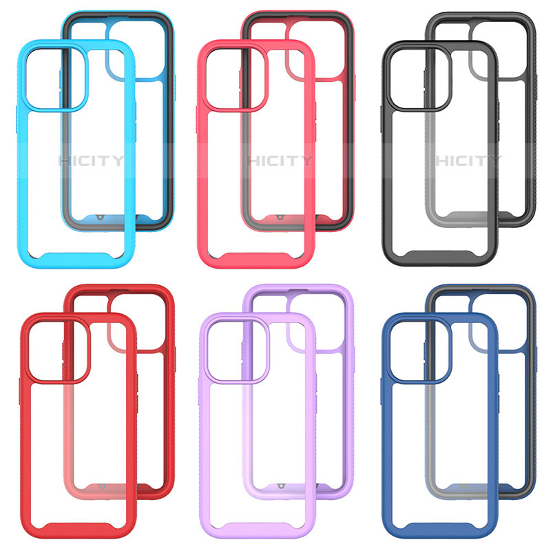 Funda Silicona Carcasa Ultrafina Goma Frontal y Trasera 360 Grados para Apple iPhone 15 Pro