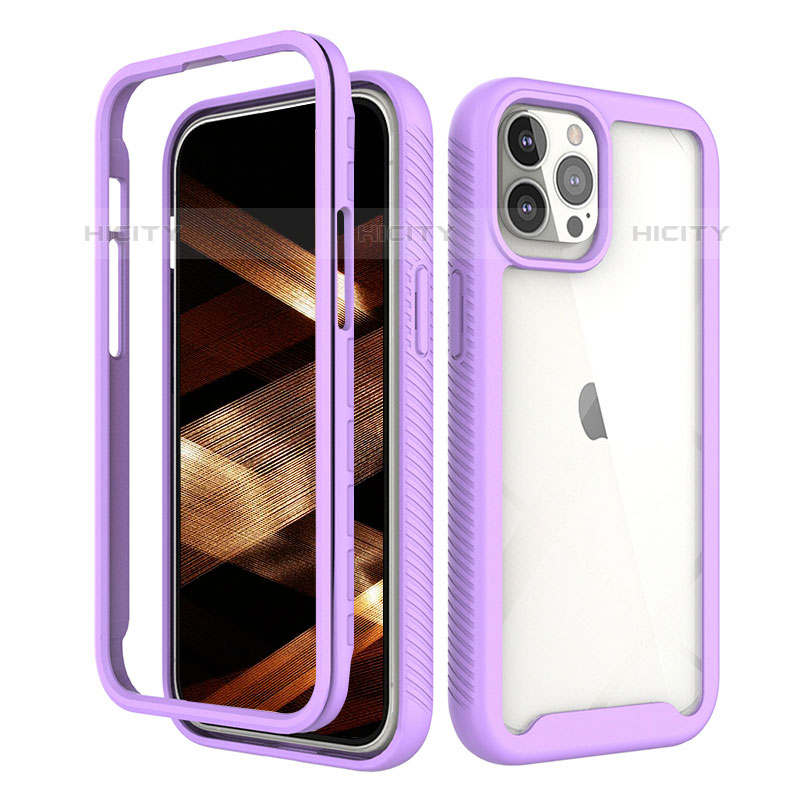 Funda Silicona Carcasa Ultrafina Goma Frontal y Trasera 360 Grados para Apple iPhone 15 Pro