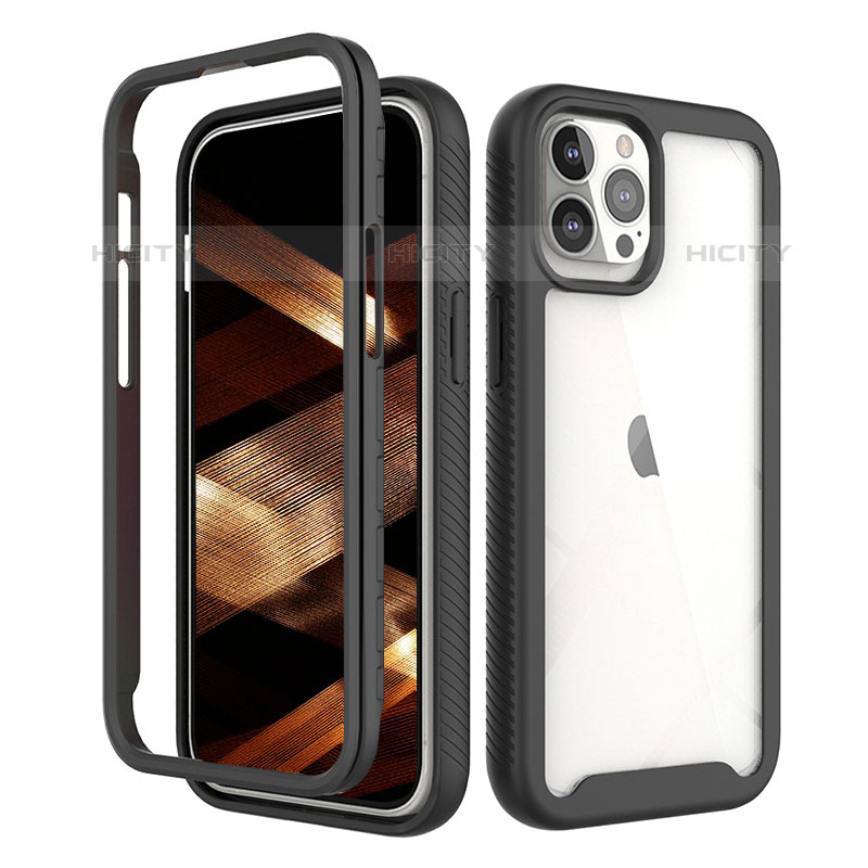 Funda Silicona Carcasa Ultrafina Goma Frontal y Trasera 360 Grados para Apple iPhone 15 Pro Max