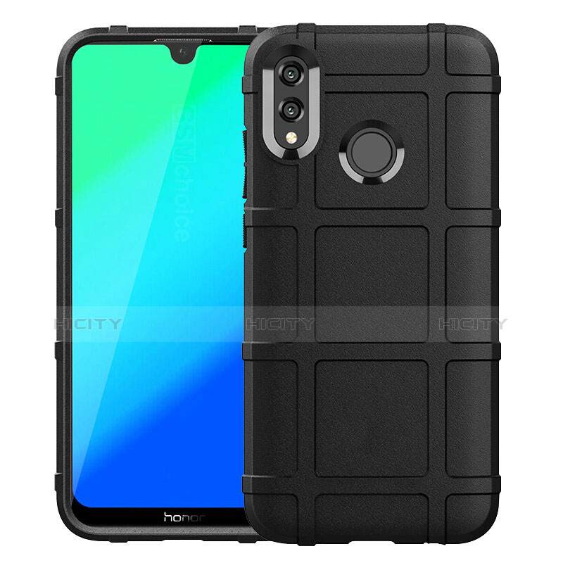 Funda Silicona Carcasa Ultrafina Goma Frontal y Trasera 360 Grados para Huawei Honor 10 Lite Negro