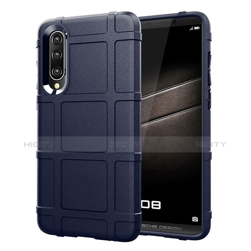 Funda Silicona Carcasa Ultrafina Goma Frontal y Trasera 360 Grados para Huawei P30 Azul