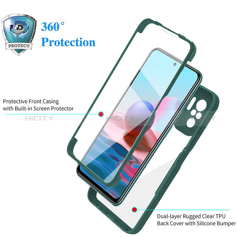 Funda Silicona Carcasa Ultrafina Goma Frontal y Trasera 360 Grados para Xiaomi Poco M5S