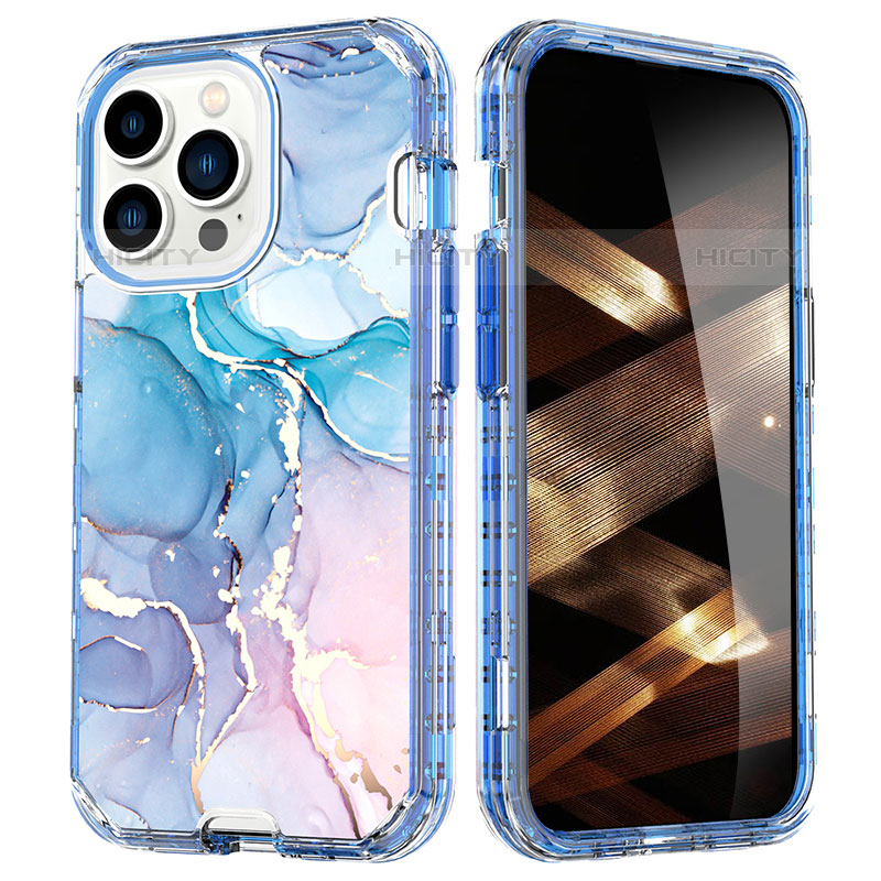 Funda Silicona Carcasa Ultrafina Goma Frontal y Trasera 360 Grados YJ1 para Apple iPhone 15 Pro