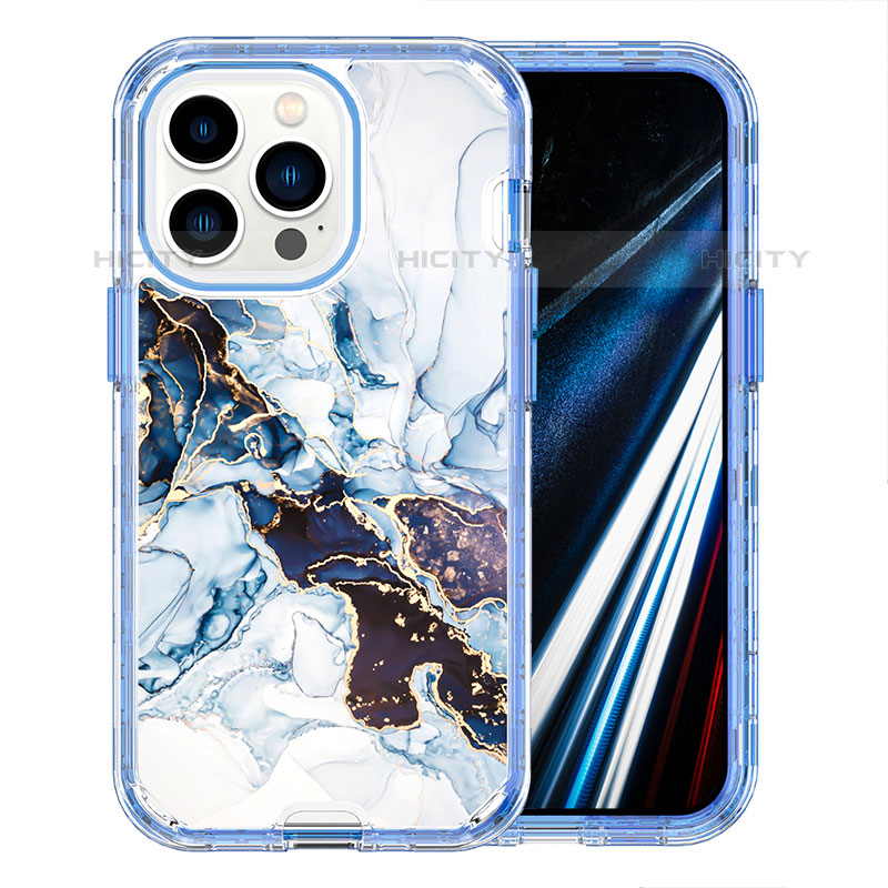 Funda Silicona Carcasa Ultrafina Goma Frontal y Trasera 360 Grados YJ1 para Apple iPhone 15 Pro Max